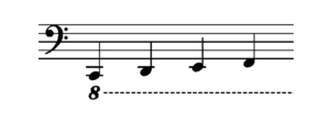 Der Bassschlüssel - Grundlagen zum Notenlesen