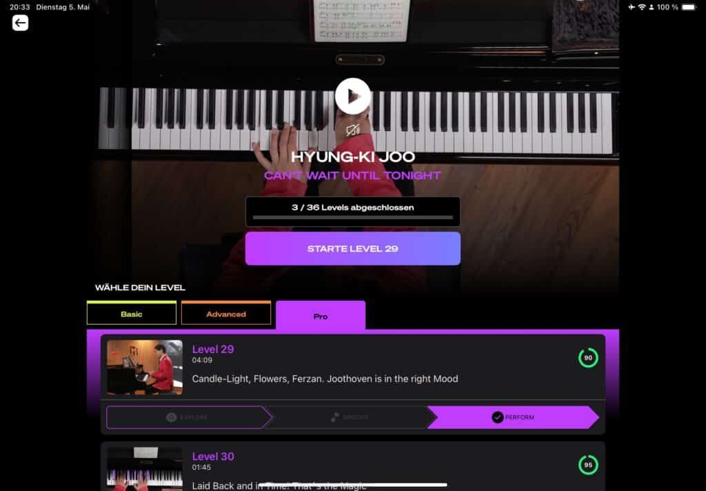 mygroove aufbau